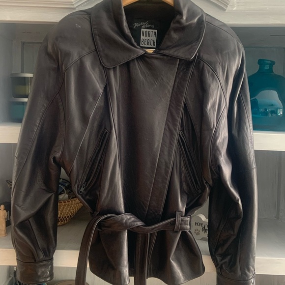 Vintage Michael Hoban North Beach biker jacket - Picture 2 of 7